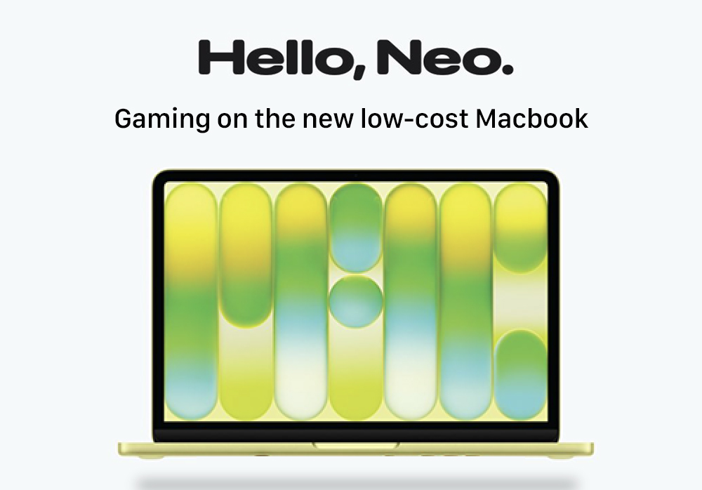Running Windows games on the new MacBook Neo during the chip shortage