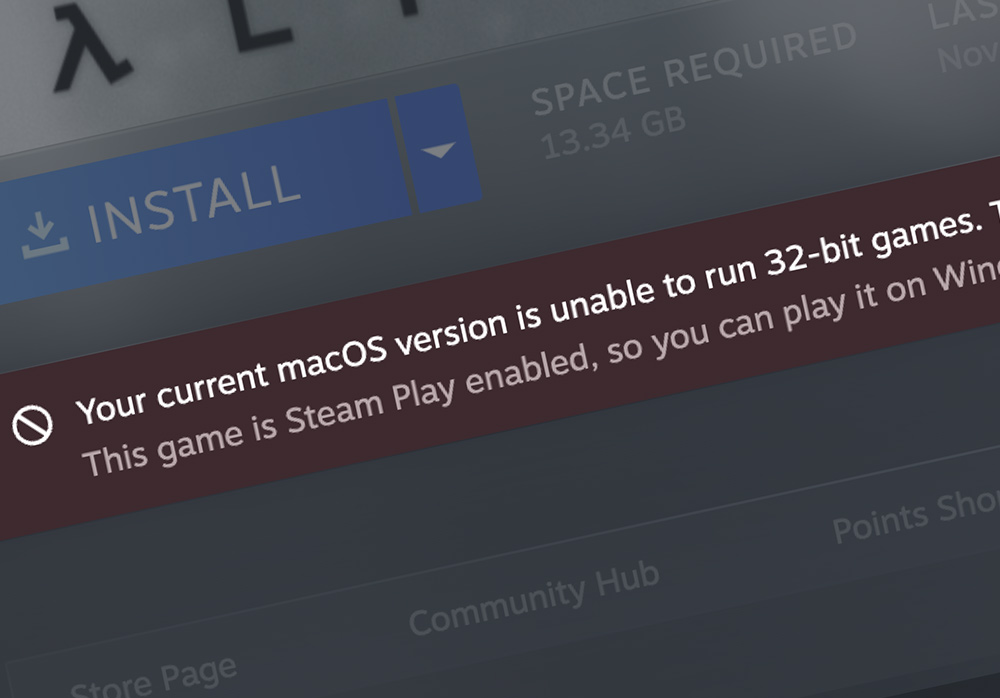 How to play 32-bit Steam games like Counter-Strike and Half-Life on modern macOS using CrossOver